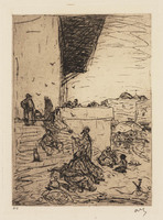 KG 09855
<br/>
Markt voor een moskee
<br/>
<em>Bauer, Marius (1867-1932)</em>